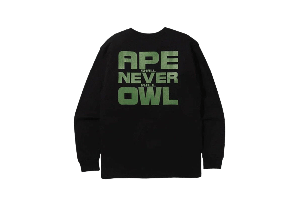 BAPE OVO Star Long Sleeve Black
