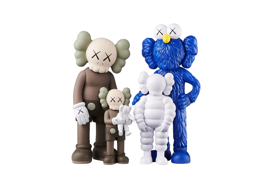 KAWS FAMILY "Brown/Blue/Black"