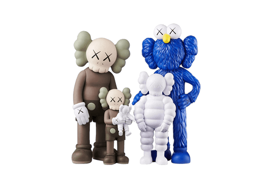 KAWS FAMILY "Brown/Blue/Black"