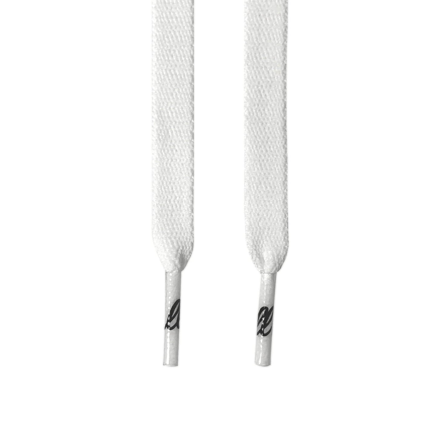 Looped Laces - OG White Flat Shoelaces