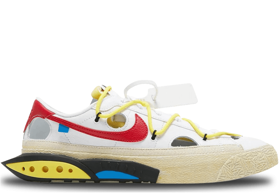 Off-White x Blazer Low "White University Red"