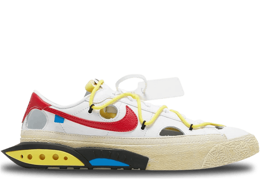Off-White x Blazer Low "White University Red"