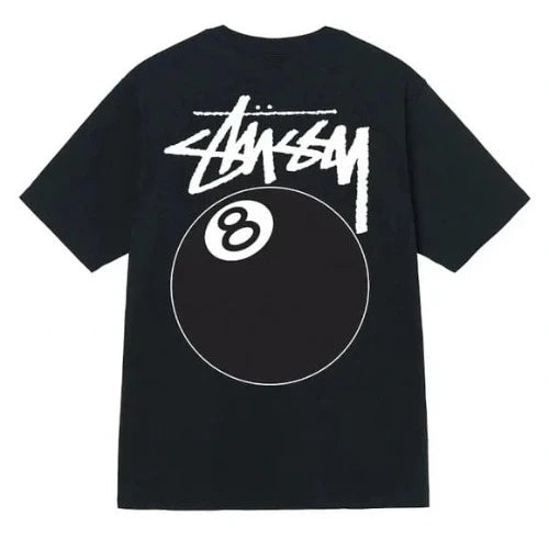 Stussy 8 Ball Tee Black