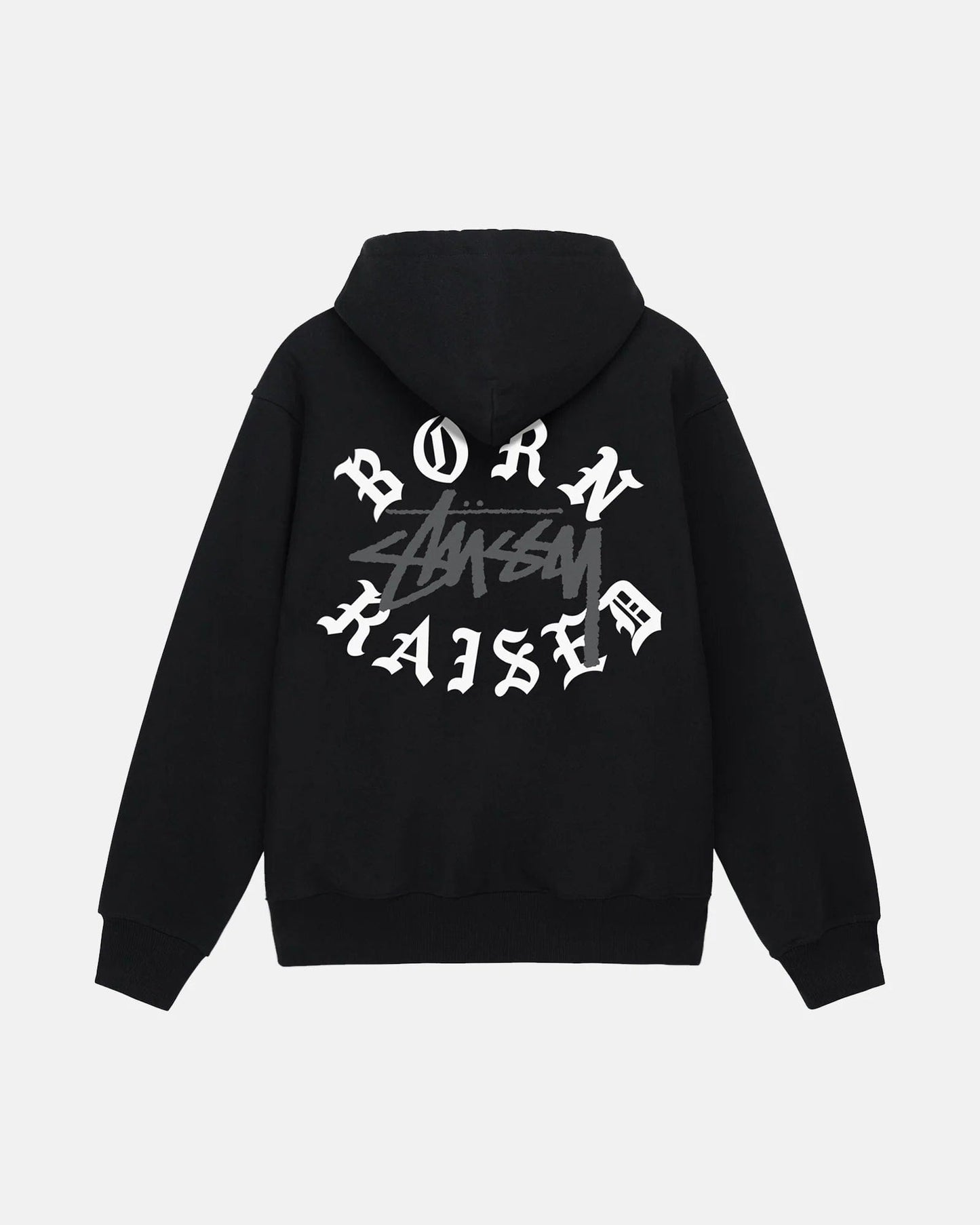 Stussy & Born Raised Logo Zip Hoodie