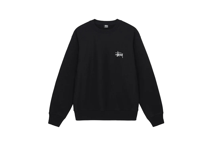 Stussy Apparel STUSSY Crew "Black" - Preowned