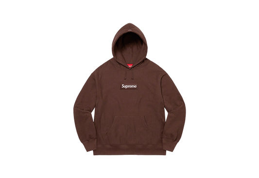 Supreme Box Logo Hooded Sweatshirt (FW21) Dark Brown - Preowned