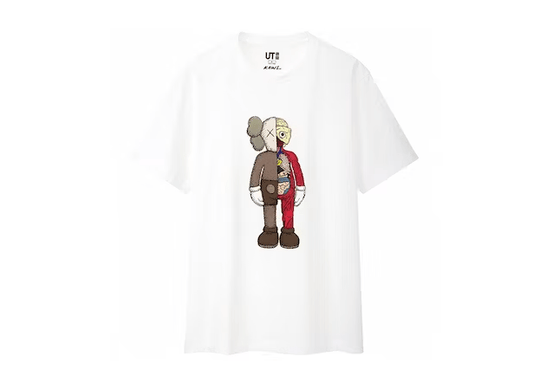 Uniqlo x Kaws 'Flayed / Dissected' White - Preowned