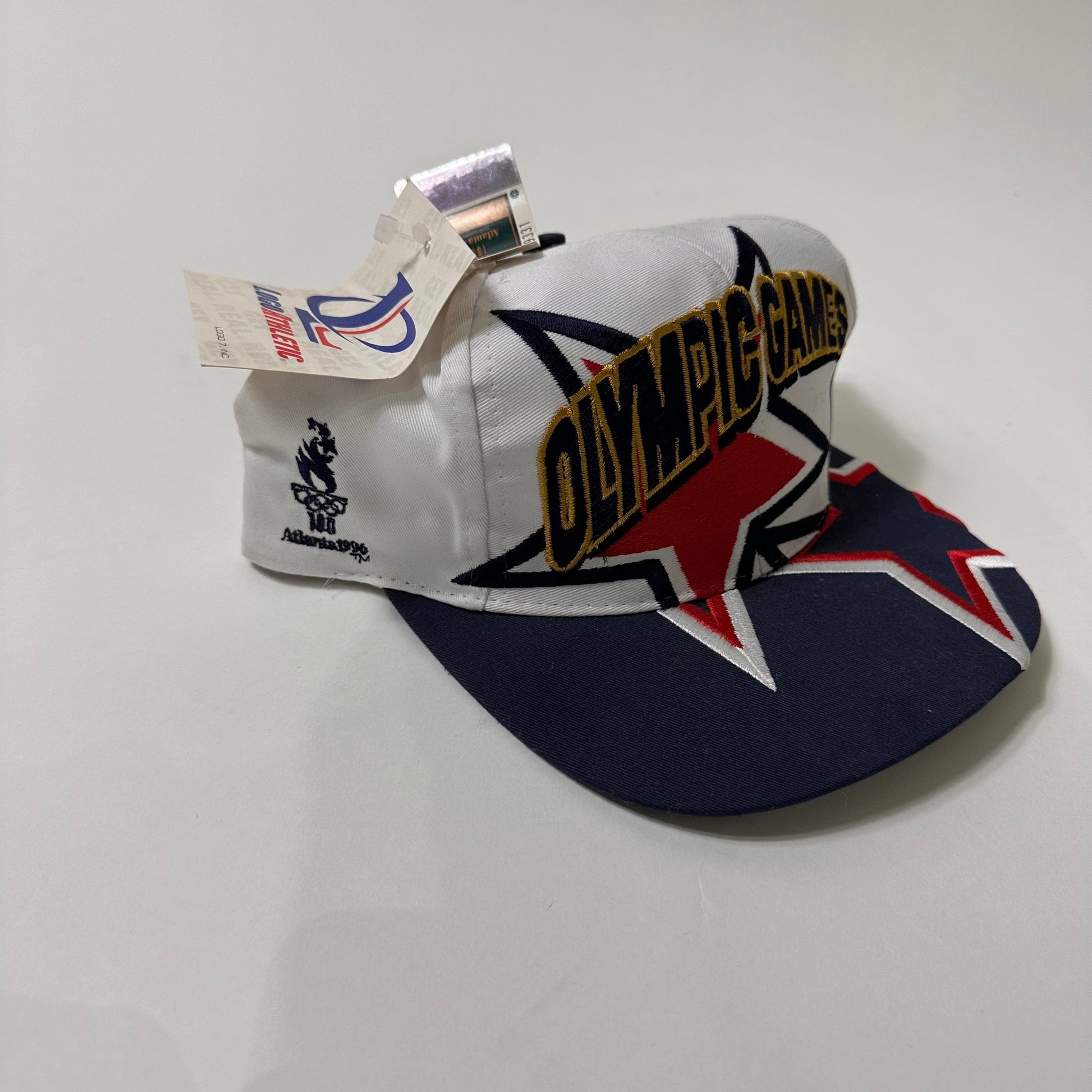 Vintage 1996 Atlanta Olympics Big Logo All-over Print Snapback