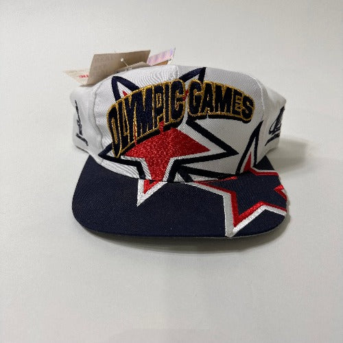 Vintage 1996 Atlanta Olympics Big Logo All-over Print Snapback