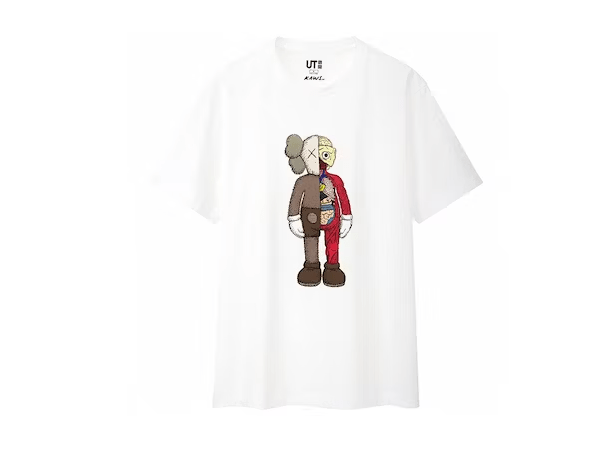 Uniqlo x Kaws 'Flayed / Dissected' White - Preowned